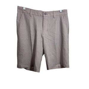 Adidas Men’s Golf Shorts 30” Lavender Geometric Ultimate 365 Print IT7861 Logo